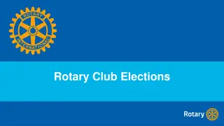 Rotary Club Elections