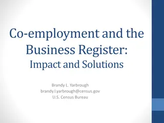 Impact and Solutions of Co-employment in Business Register