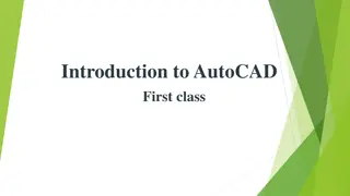 Introduction to AutoCAD