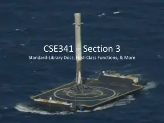 SML Standard Library Docs & First-Class Functions