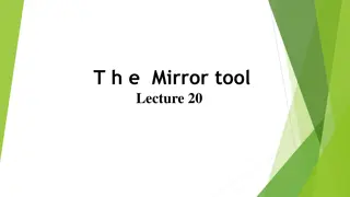 T h e  Mirror tool