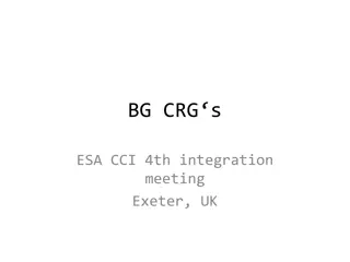 4th Integration Meeting Exeter, UK