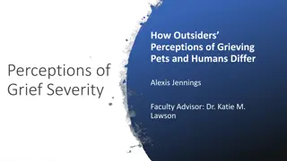Outsiders' Perceptions of Grieving Pets vs. Humans: A Comparative Study