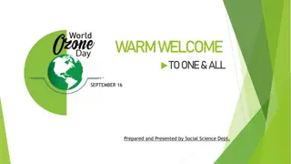 World Ozone Day - Preserving the Ozone Layer and Our Planet
