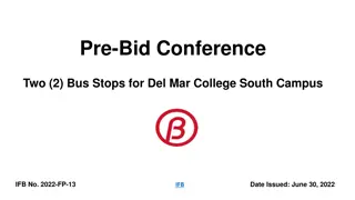 Pre-Bid Conference