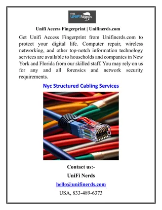 Unifi Access Fingerprint  Unifinerds.com