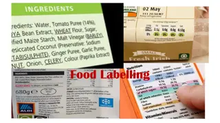 Food Labelling