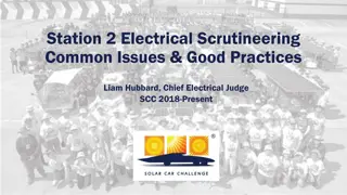 Electrical Scrutineering Common Issues & Good Practices