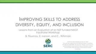 Skills for Diversity, Equity, and Inclusion: Lessons and Insights