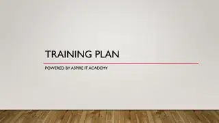 Training Plan Powered by Aspire IT Academy