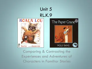 Comparing and Contrasting Character Experiences in Stories