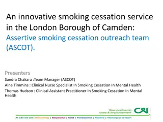 Innovative Smoking Cessation Service in Camden Borough