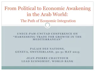 Economic Integration in the Arab World: Path to Awakening