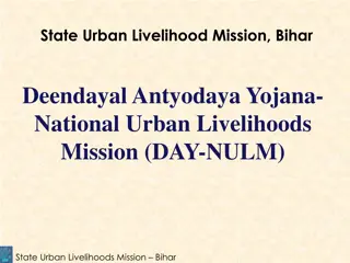 State Urban Livelihood Mission in Bihar