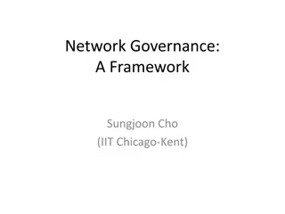 Network Governance: A Framework Sungjoon Cho at IIT Chicago-Kent