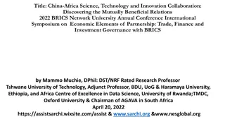 China-Africa Science, Technology, and Innovation Collaboration: Discovering Mutually Beneficial Relations