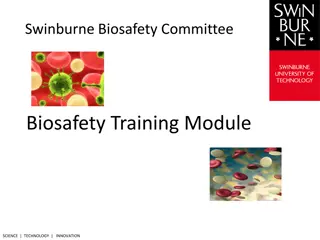Biosafety Training Module for GMOs and Hazardous Materials
