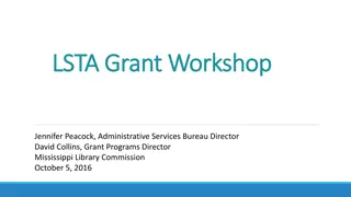 LSTA Grant Workshop Overview