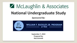 National Undergraduate Study Summary