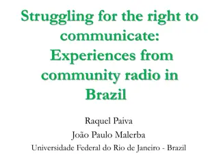 Community Radio in Brazil: Struggles and History