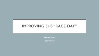 Improving SHS Race Day: Wesley Sayre Zach Fisher