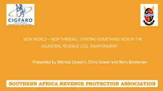 New Thinking in Municipal Revenue Loss Environment