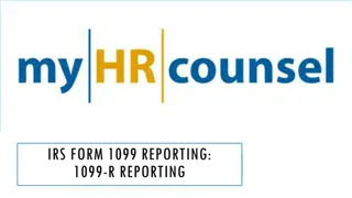 IRS Form 1099-R Reporting