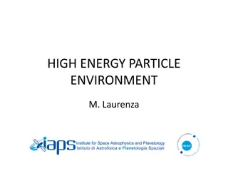 High Energy Particle Environment: Analysis of Large SEP Events