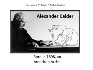 Art Masterpiece: Alexander Calder - Innovative American Artist
