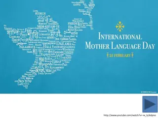 International Mother Tongue Day