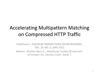 Accelerating Multipattern Matching on Compressed HTTP Traffic