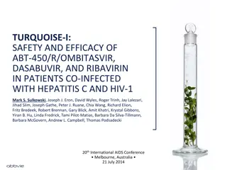 Safety and Efficacy of ABT-450/r/Ombitasvir, Dasabuvir, and Ribavirin