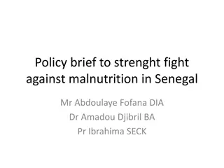 Strengthening Fight Against Malnutrition in Senegal