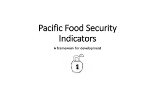 Pacific Food Security Indicators Framework