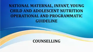 Maternal & Young Child Nutrition Counseling Guidelines