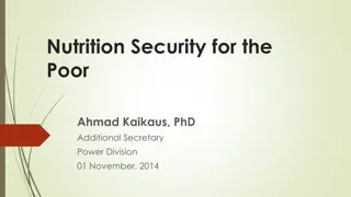 Nutrition Security for the Poor: Bangladesh's Remarkable Progress