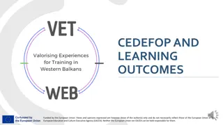 CEDEFOP and Learning Outcomes: Understanding Definitions and Applications