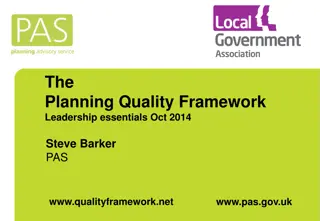 Essential Leadership in Planning Quality Framework