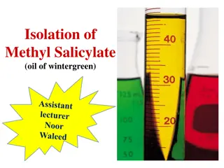 Isolation of Methyl Salicylate: Practical Procedure and Calculations
