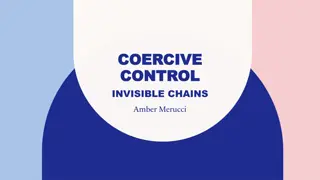 Coercive Control in Relationships