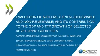 Evaluation of Natural Capital Contribution in Developing Economies