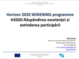 Horizon 2020 WIDENING Programme Overview