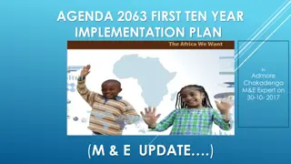 AU Agenda 2063 First Ten-Year Implementation Overview