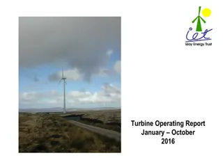 Turbine Operating Report January-October 2016