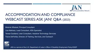 Accommodation and Compliance Webcast Series 2023: Q&A Session Highlights