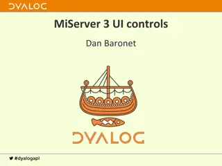 MiServer 3 UI Controls by Dan Baronet