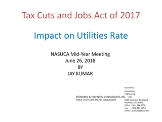 Impact of Tax Cuts and Jobs Act of 2017 on Utilities Rate