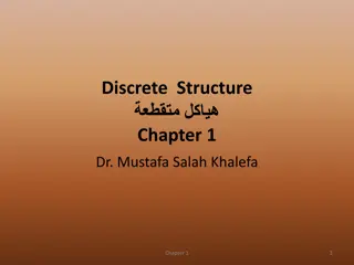 Discrete Structures Overview with Logic Foundations