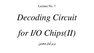 Decoding Circuit for I/O Chips