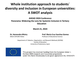 Whole Institution Approach to Diversity and Inclusion: A SWOT Analysis
